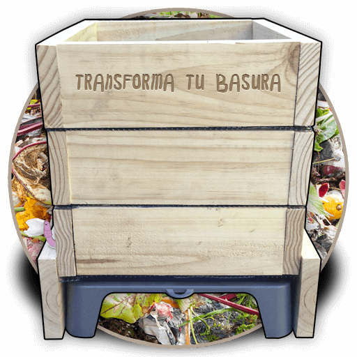 Vermicompostera para reciclar desechos organicos